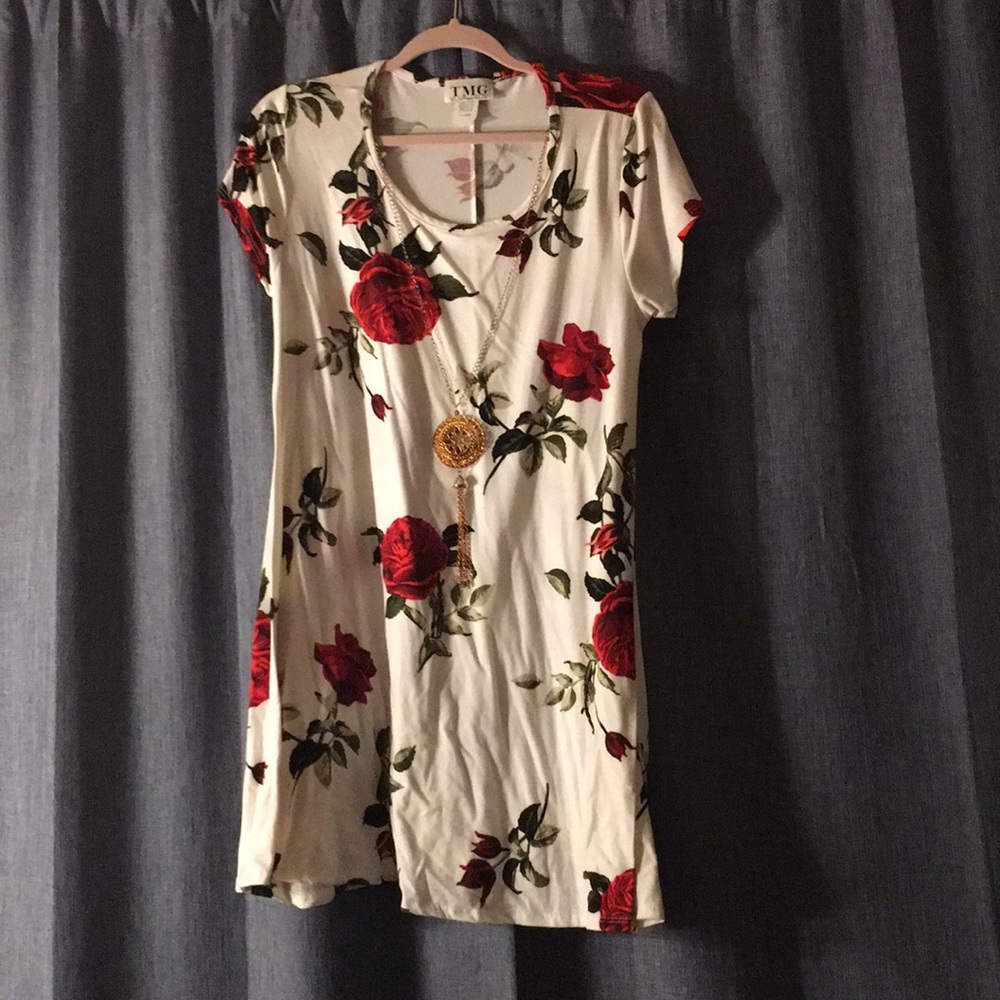 Rose mini dress